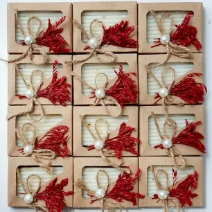 Hochzeitsgeschenke für Gäste Karmesin Rot